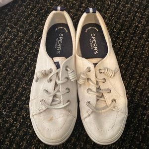 Sperry Top-Sider Memory Foam White Slip on Sneakers